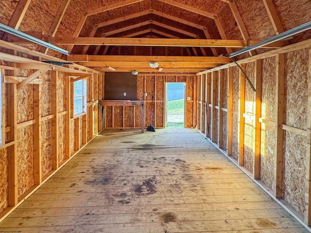 view of storage room