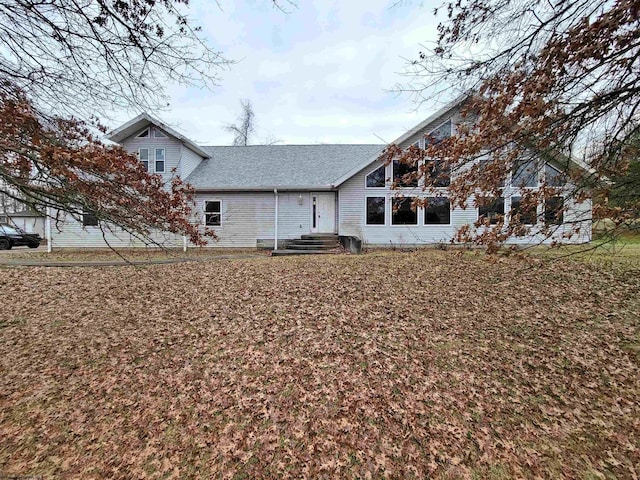 view of rear view of property