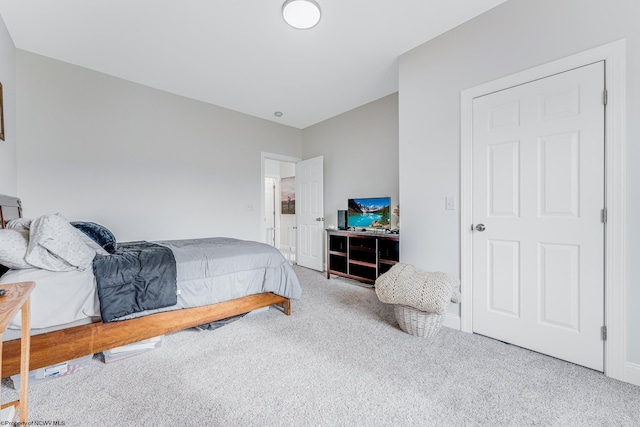 bedroom featuring carpet flooring