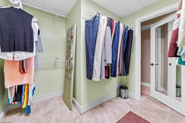 bathroom featuring tile patterned flooring