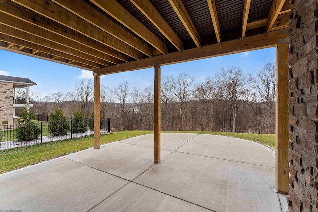 view of patio