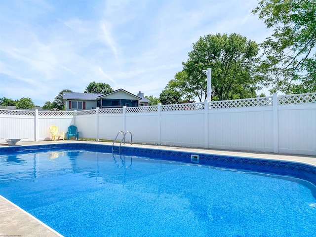 view of pool