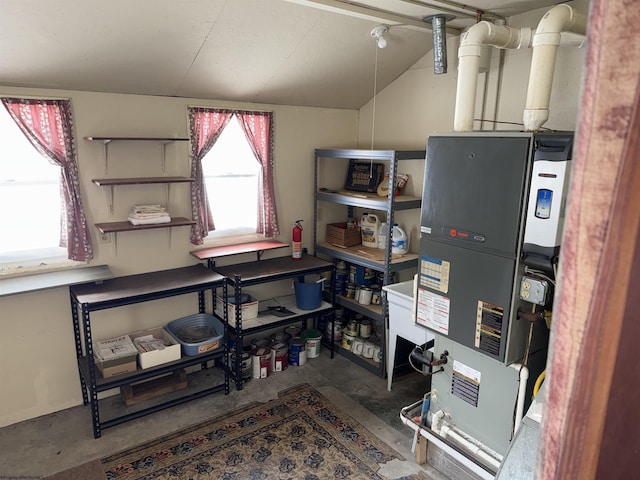 view of utility room