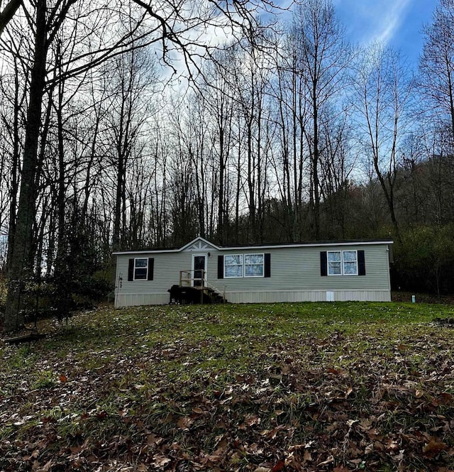 view of manufactured / mobile home