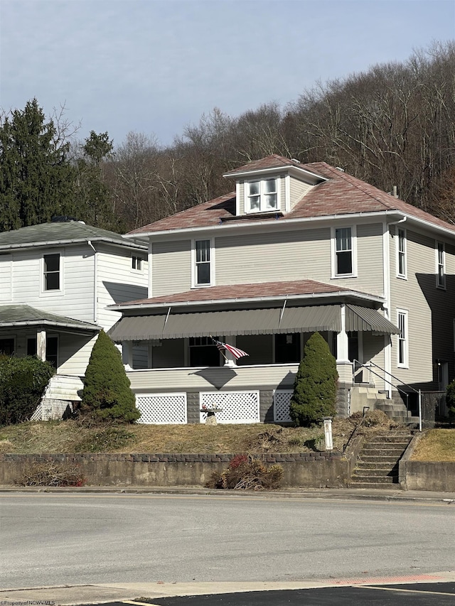 view of front of house