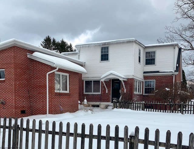 view of front of property