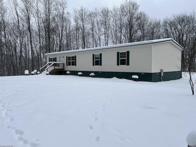 view of manufactured / mobile home