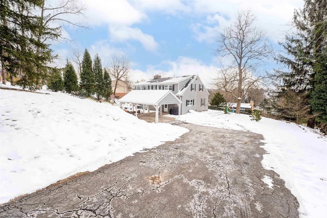 view of front of home