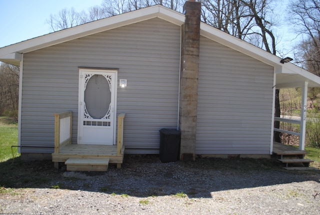 9412 Morgantown Pike, Philippi, WV 26416 - exterior space featuring a chimney