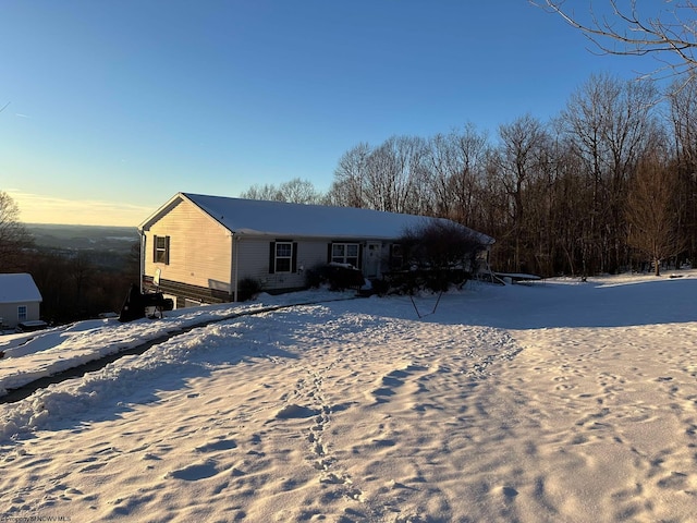 view of front of house