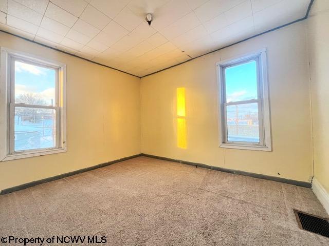 empty room featuring carpet floors