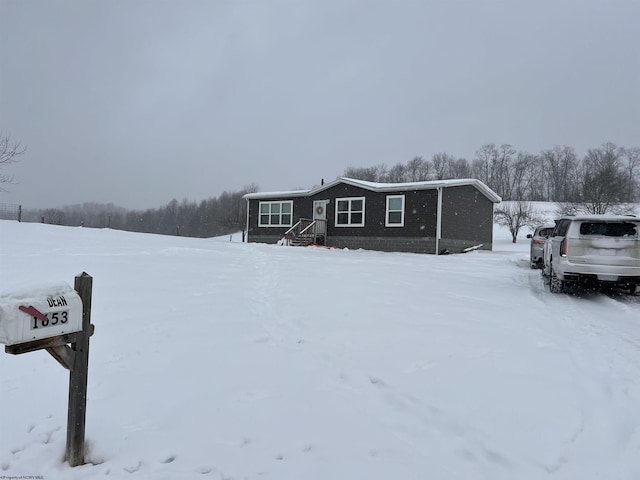 view of manufactured / mobile home