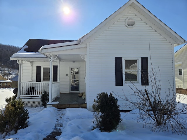 bungalow with covered porch