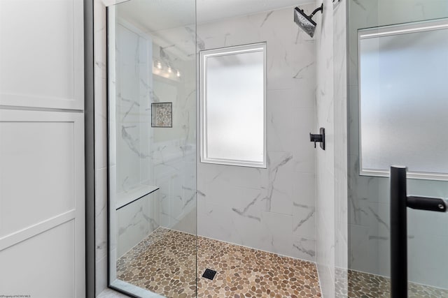 bathroom with an enclosed shower