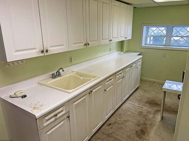 laundry area with sink