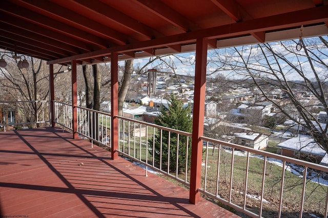 view of deck