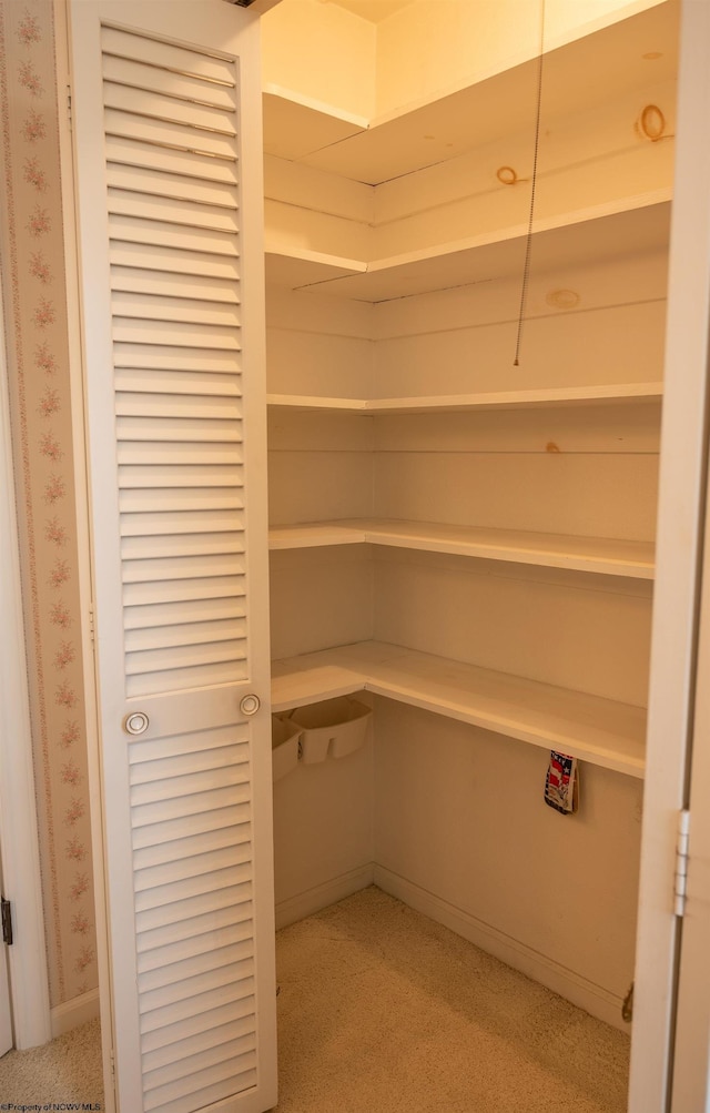 view of pantry