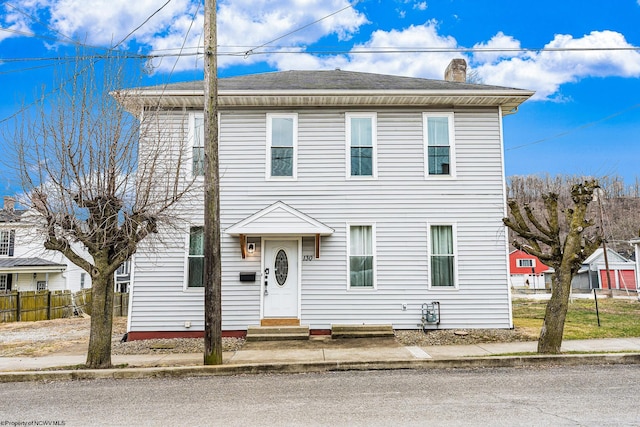 view of front of property