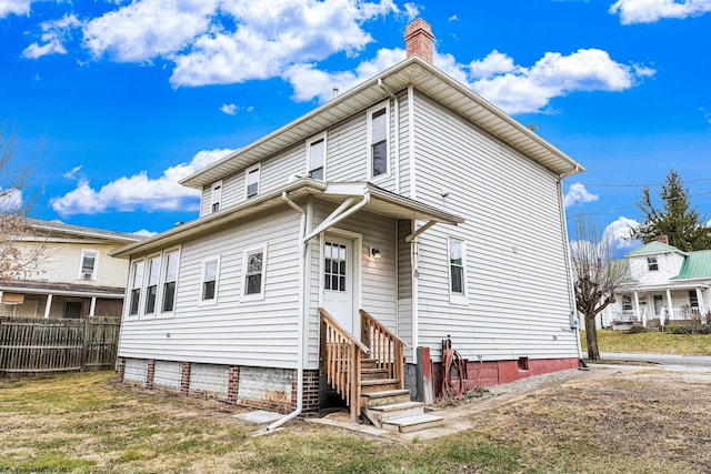 view of rear view of house