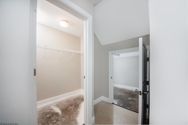 bathroom featuring concrete floors