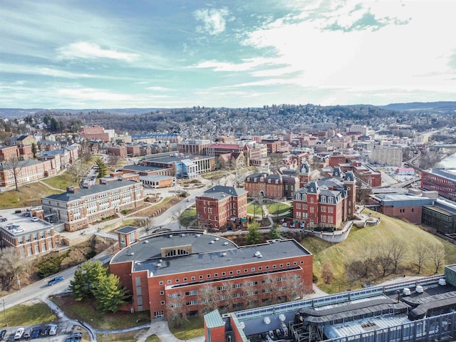 bird's eye view featuring a view of city