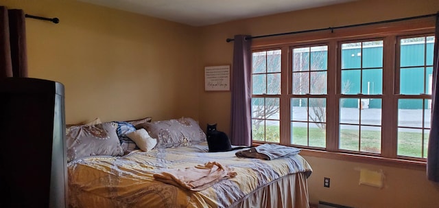 bedroom featuring multiple windows