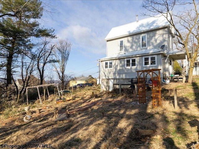 view of rear view of property