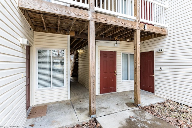 view of entrance to property