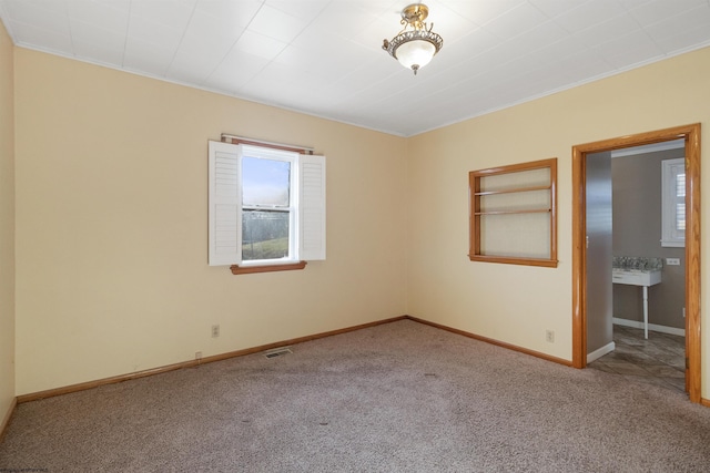 3508 Old Mill Rd, Weston, WV 26452 - unfurnished room featuring carpet floors, visible vents, and baseboards