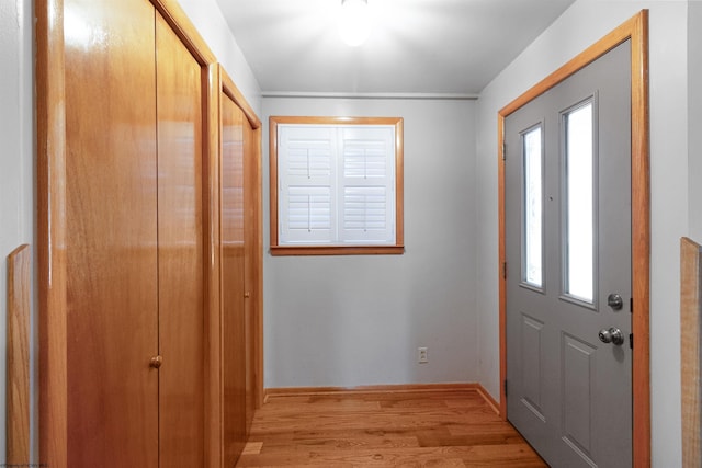 3508 Old Mill Rd, Weston, WV 26452 - entryway with light wood finished floors and baseboards