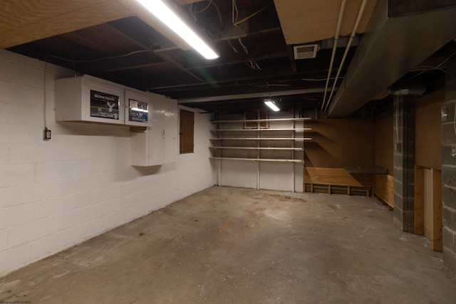 3508 Old Mill Rd, Weston, WV 26452 - unfinished basement with visible vents