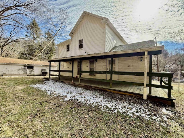 view of rear view of house