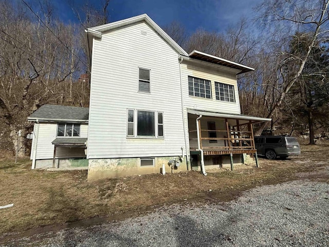 view of rear view of house