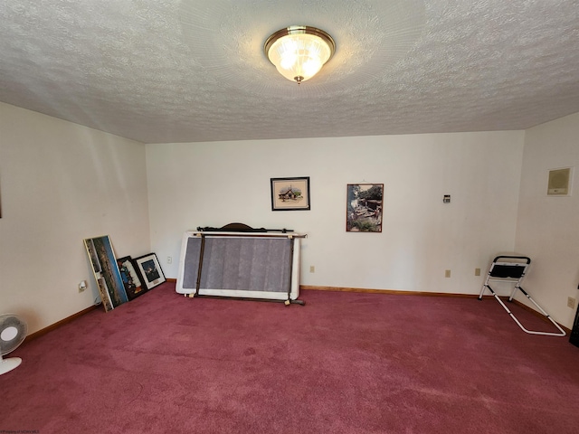 168 Locust Heights Dr, Clarksburg, WV 26301 - carpeted empty room with a textured ceiling and baseboards