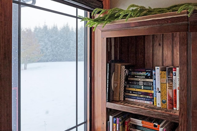 interior details with wood walls