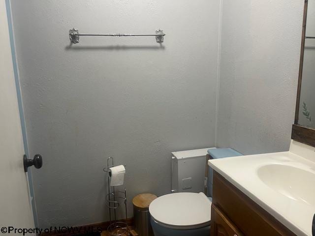 15401/2 Country Club Rd, Fairmont, WV 26554 - half bath featuring vanity and toilet