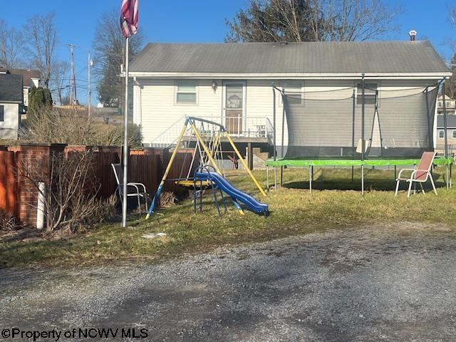 15401/2 Country Club Rd, Fairmont, WV 26554 - view of play area with a trampoline
