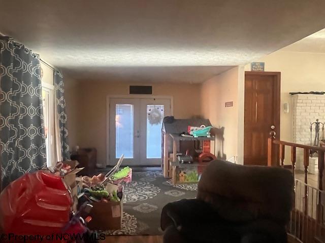 15401/2 Country Club Rd, Fairmont, WV 26554 - living area featuring french doors