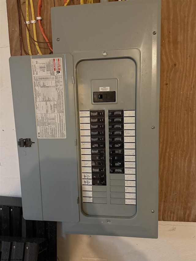 utility room featuring electric panel