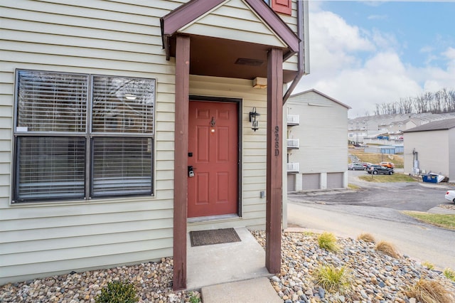 view of entrance to property