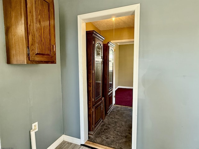 hall with baseboards