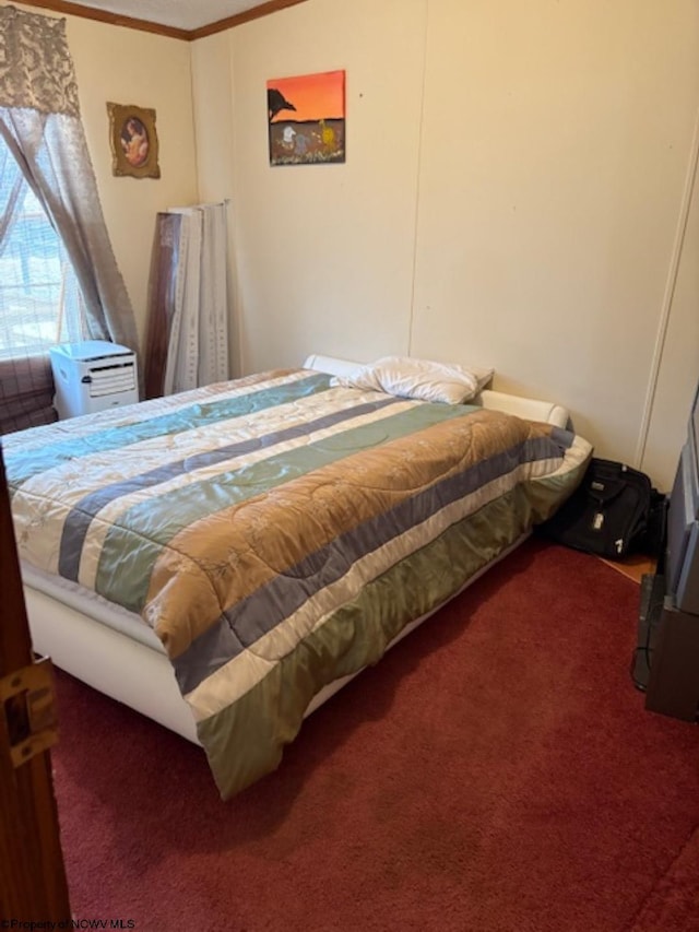 6615 Old Mill Rd, Jane Lew, WV 26378 - bedroom featuring carpet floors and ornamental molding