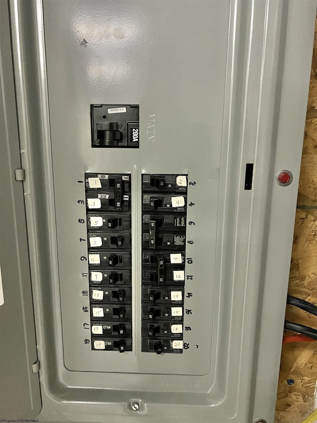 762 Pearl St, Grafton, WV 26354 - utility room with electric panel
