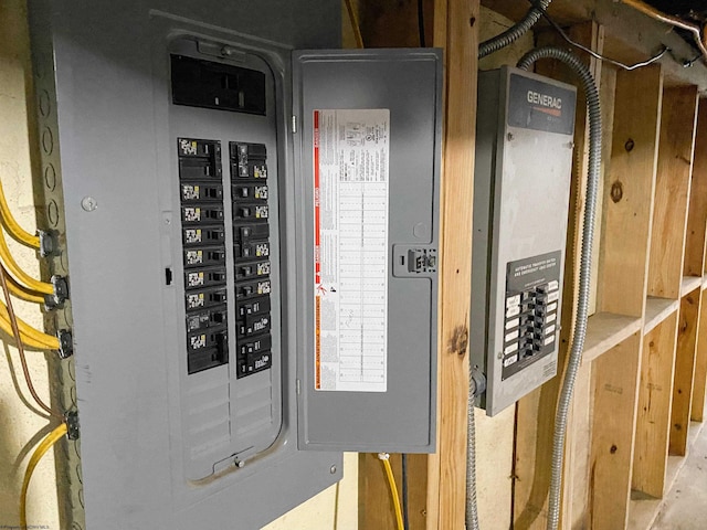utility room featuring electric panel