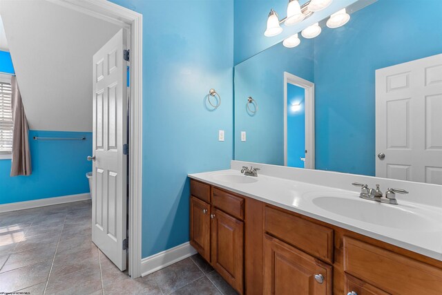 202 Caroline Ln, Morgantown, WV 26508 - bathroom with double vanity and baseboards