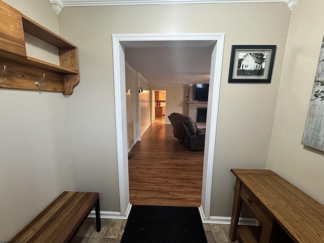 2458 Brushy Fork Rd, Buckhannon, WV 26201 - interior space featuring wood finished floors and baseboards