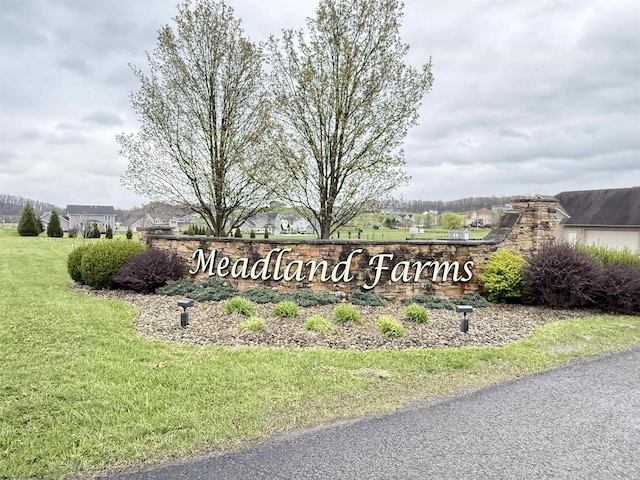 648 Ashberry Dr, Flemington, WV 26347 - community / neighborhood sign with a yard