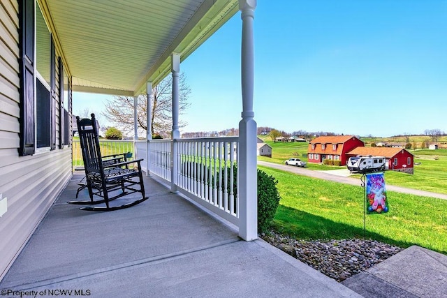 648 Ashberry Dr, Flemington, WV 26347 - view of patio / terrace featuring a porch
