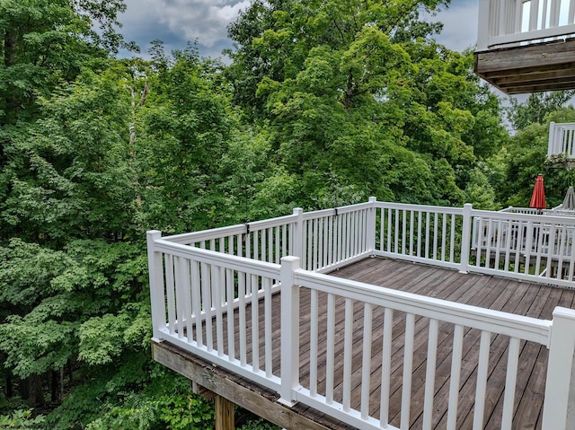 306 Villa View Dr, Morgantown, WV 26505 - view of wooden terrace