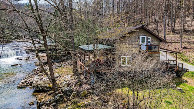 view of side of property